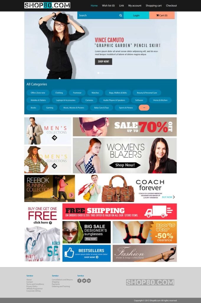 Shop80-Bootstrap- Template by Vivacity InfoTech