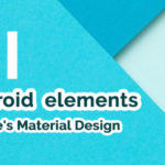 Android Material Design UI Component App