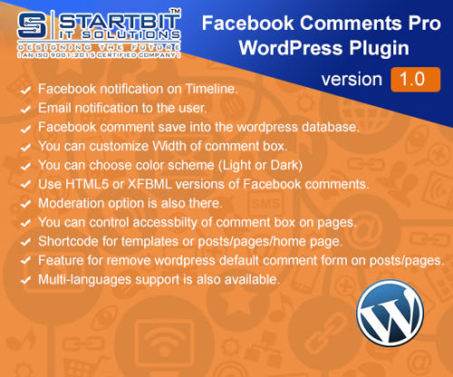 facebook-comments-pro-wordPress-plugin by Startbit Solutions Pvt. Ltd.